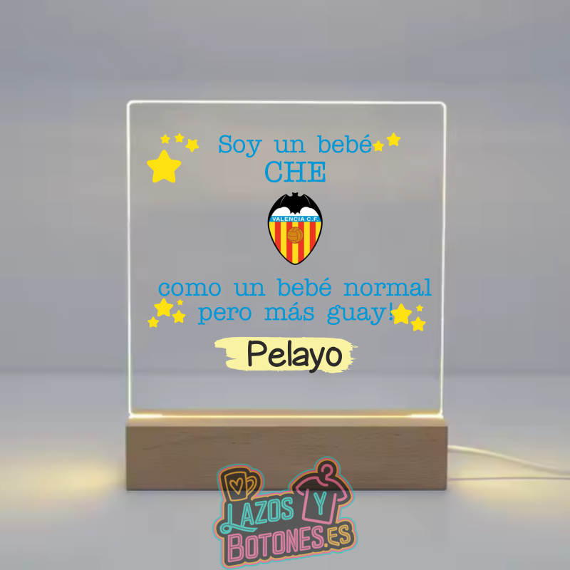 Lámpara LED Acrílica – Mod. Valencia Bebé Che
