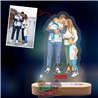 Lámpara LED Acrílica Personalizada a Partir de tu Foto – Mod. Familia
