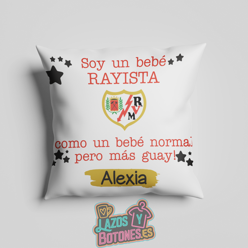 Cojín – Mod. Rayo Vallecano “Bebé Rayista”