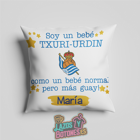 Cojín – Mod. Real Sociedad “Bebé Txuri-Urdin”