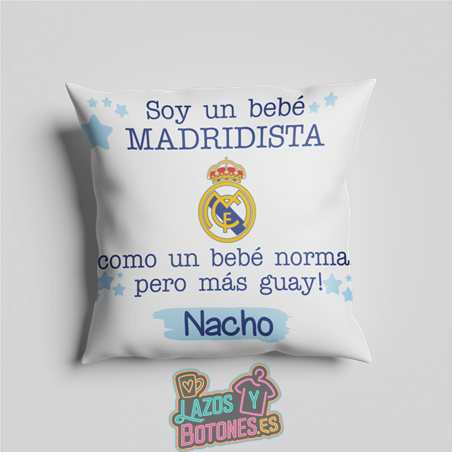 Cojín – Mod. Real Madrid “Bebé Madridista”