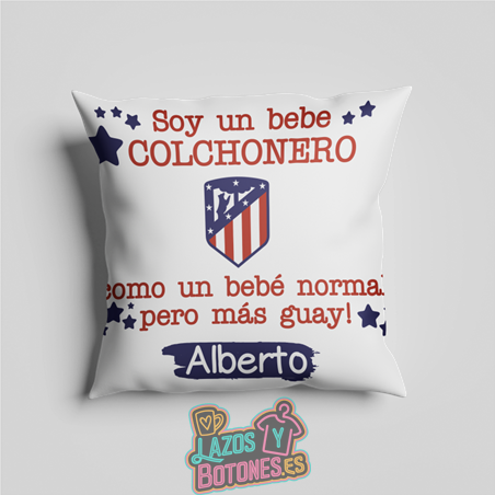 Cojín – Mod. Atlético de Madrid “Bebé Colchonero”