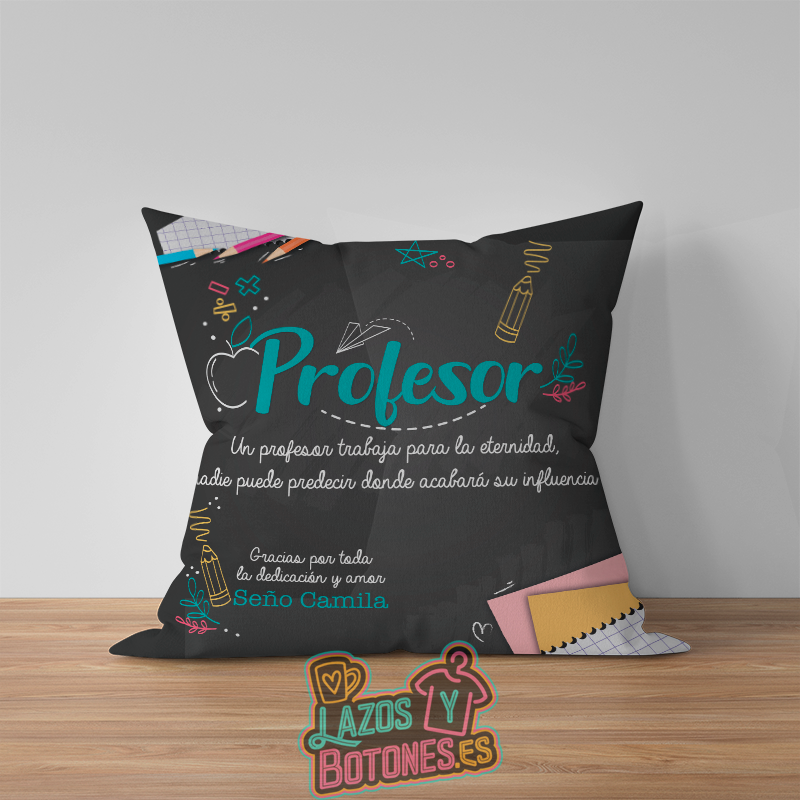 Cojín – Mod. Profesor “Gracias por tu dedicación”