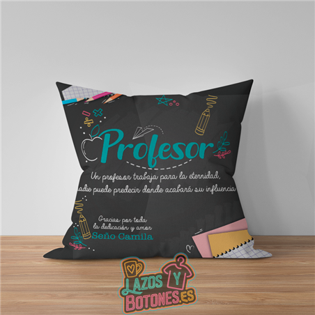 Cojín – Mod. Profesor “Gracias por tu dedicación”