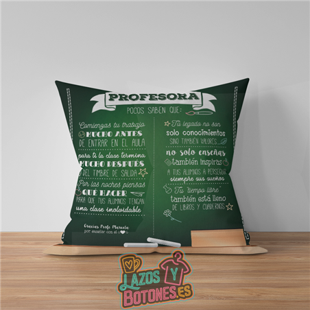 Cojín – Mod. Profesor/a “Pocos saben que…”