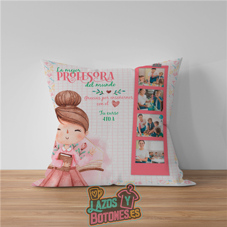 Cojín – Mod. Profesora “La mejor profesora del mundo”