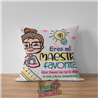 Cojín para Profesora Personalizado – “Eres mi Maestra Favorita”