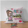 Cojín para Maestra Personalizado – “Eres una Maestra Estrella”