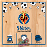 Cuadro de nacimiento personalizado – Mod Villarreal CF