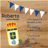 Cuadro de nacimiento personalizado – Mod Real Oviedo
