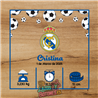 Cuadro de nacimiento personalizado – Mod Real Madrid
