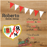 Cuadro de nacimiento personalizado – Mod Rayo Vallecano