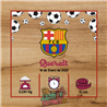 Cuadro de nacimiento personalizado – Mod Fc Barcelona Barça