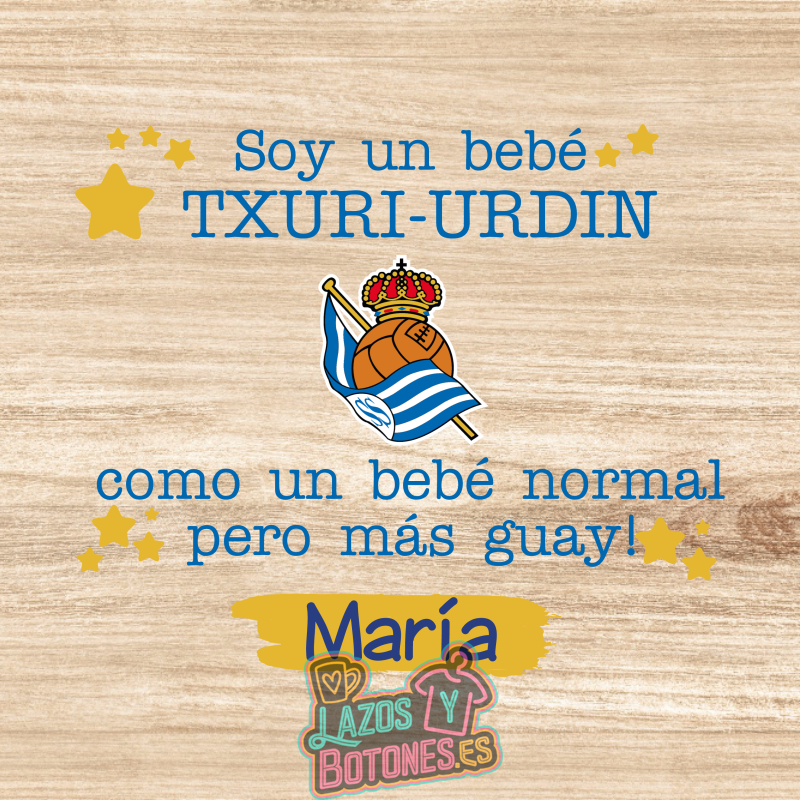 Cuadro – Mod Real Sociedad – “Bebé Txuri-Urdin