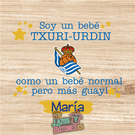 Cuadro – Mod Real Sociedad – “Bebé Txuri-Urdin