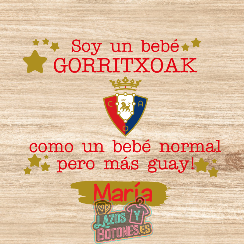 Cuadro – Mod. Osasuna “Bebé Gorritxoak”