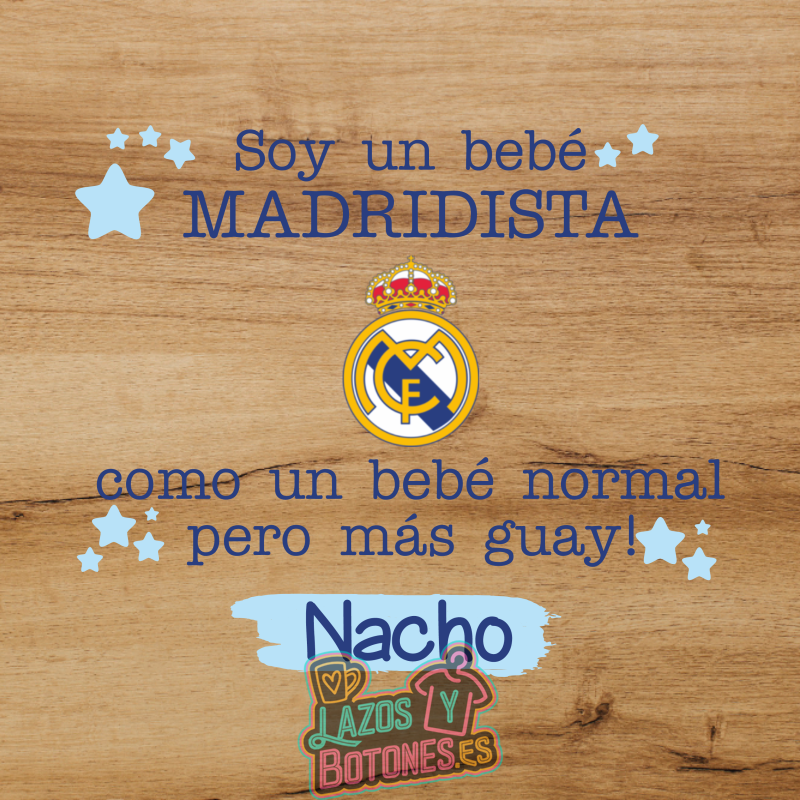 Cuadro – Mod. Real Madrid “Bebé Madridista”