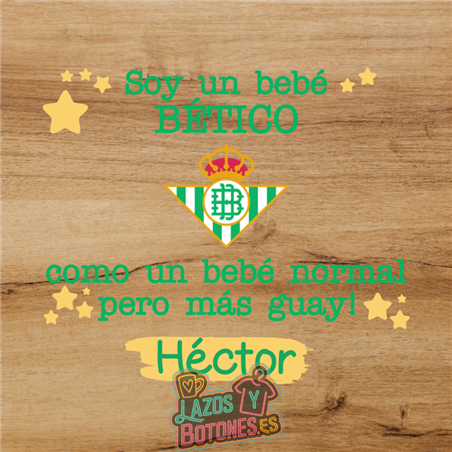 Cuadro – Mod. Betis “Bebé Bético”