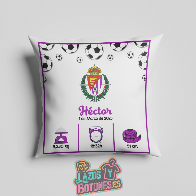 Cojín personalizado Nacimiento – Mod. Valladolid