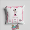 Cojín personalizado Nacimiento – Mod. Minnie Rosa