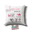 Cojín personalizado Nacimiento – Mod. Puzzle Rosa