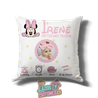 Cojín personalizado Nacimiento – Mod. Minnie Baby Foto
