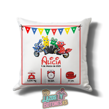 Cojín personalizado Nacimiento – Mod. Ricky Zoom