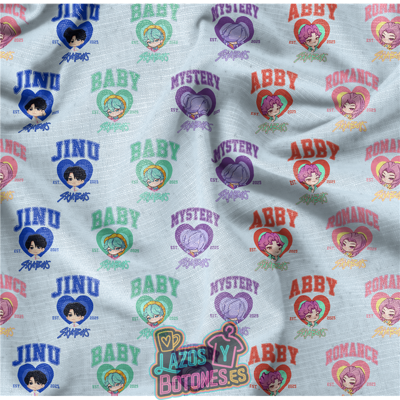 Tela Saja Boys Kawaii – 150cm ancho