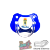Chupete personalizado Real Oviedo con nombre – 0 a 6 meses