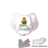 Chupete personalizado Racing de Santander con nombre – 0 a 6 meses