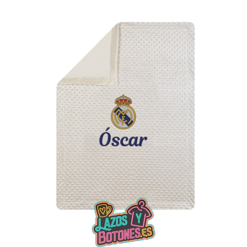 Manta bordada – Mod. Real Madrid