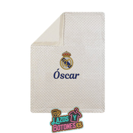 Manta bordada – Mod. Real Madrid