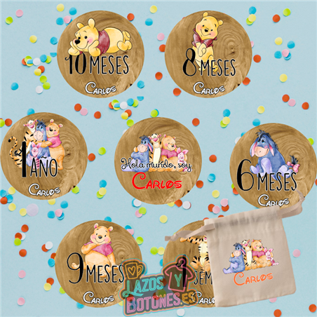 Cumple Mes personalizado – Mod. Winnie