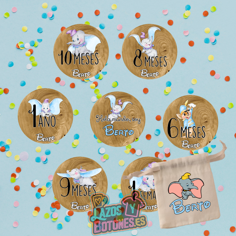 Cumple Mes personalizado – Mod. Stitch