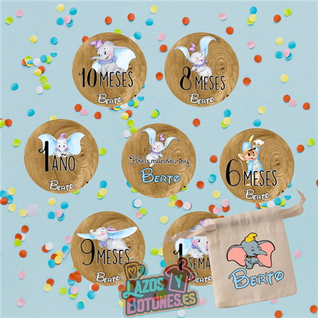 Cumple Mes personalizado – Mod. Stitch