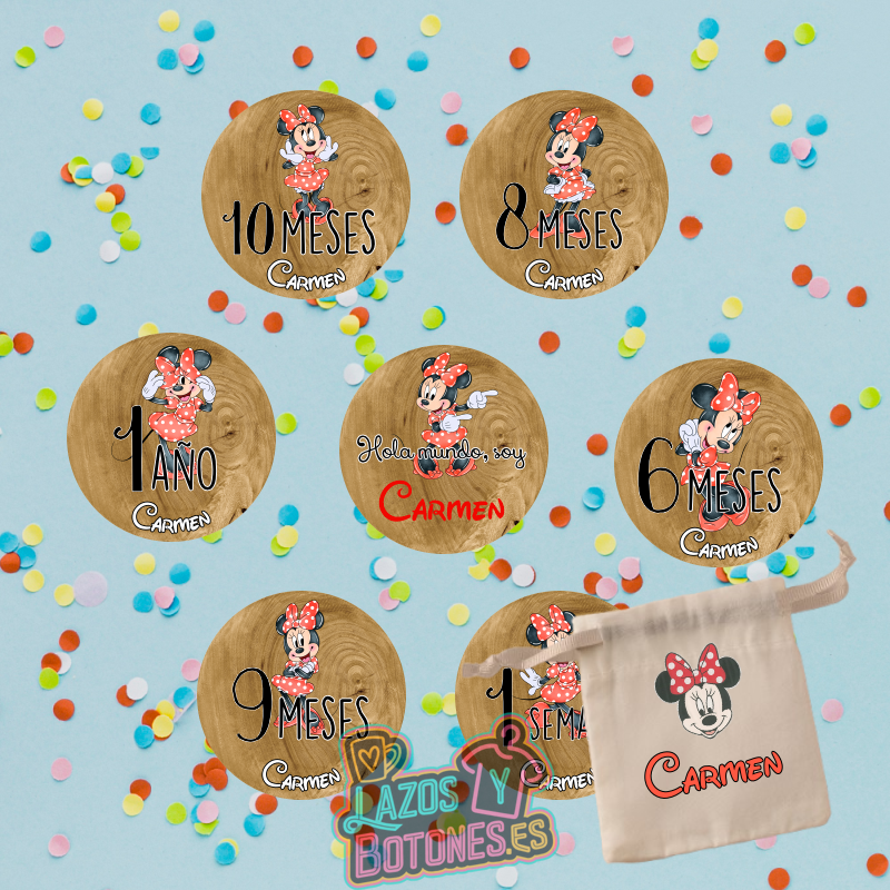 Cumple Mes personalizado – Mod. Minnie
