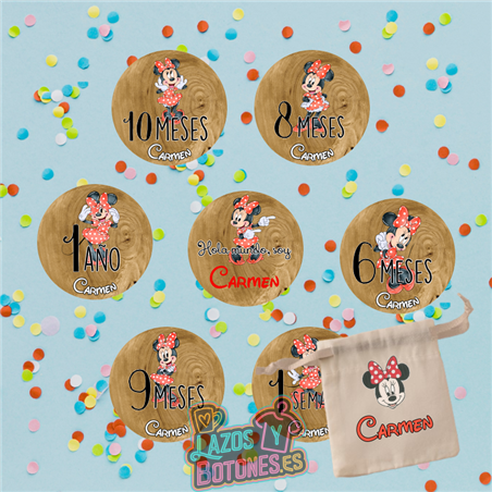 Cumple Mes personalizado – Mod. Minnie