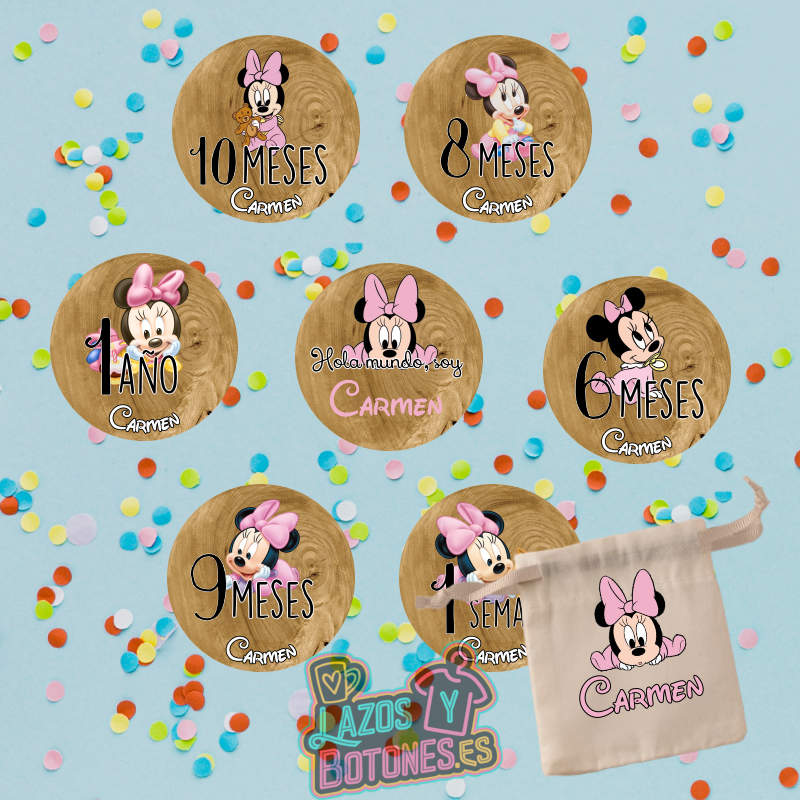 Cumple Mes personalizado – Mod. Minnie Baby Disney