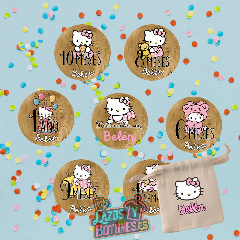 Cumple Mes personalizado – Mod. Hello Kitty