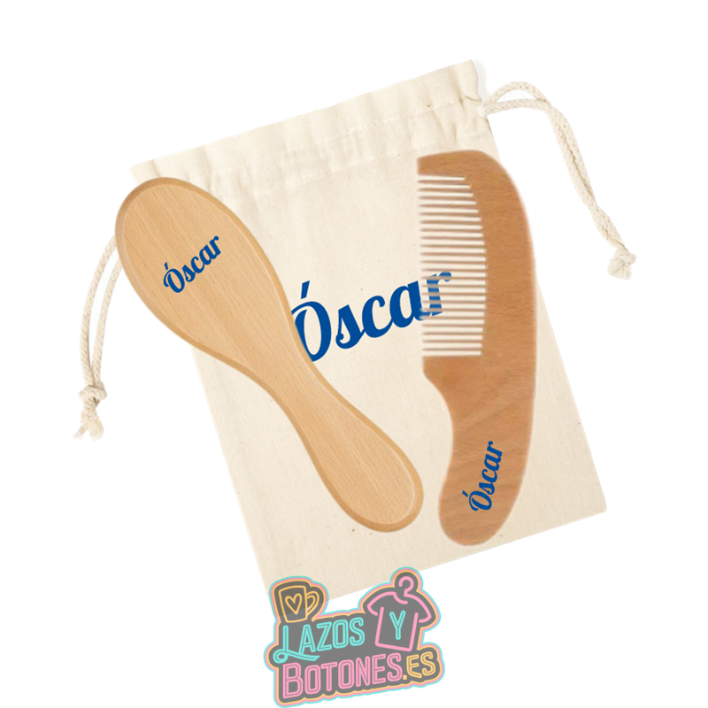 Cepillo y Peine – Mod. Nombre