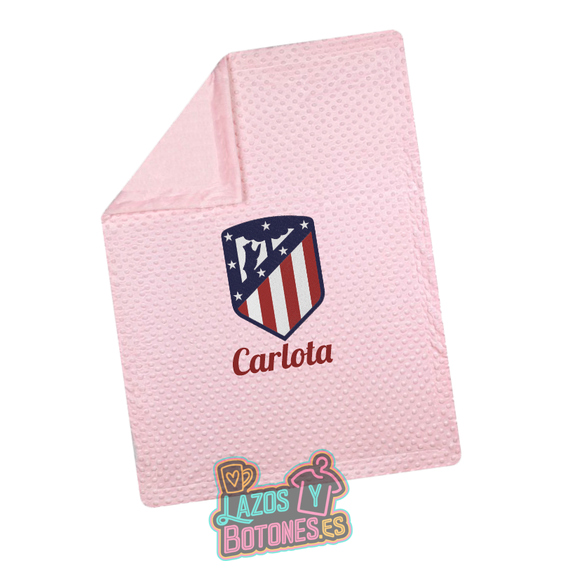 Manta bordada – Mod. Atlético de Madrid