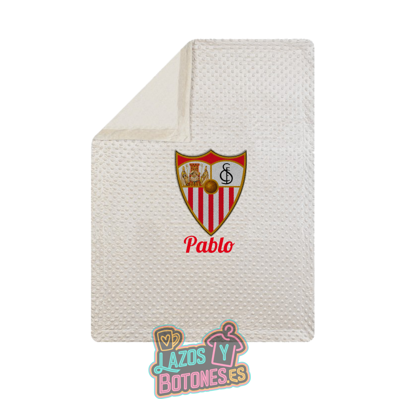 Manta bordada – Mod. Sevilla FC