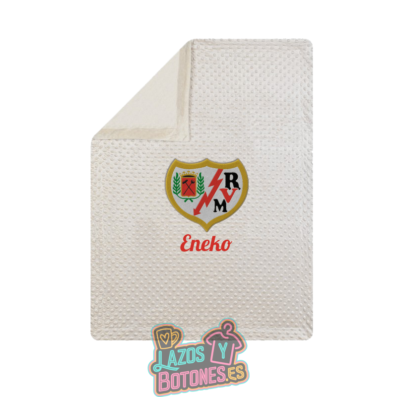 Manta bordada – Mod. Rayo Vallecano