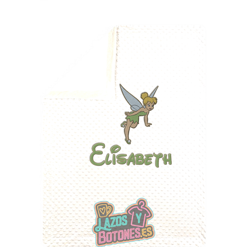 Manta burbujas bordada – Mod. Campanilla