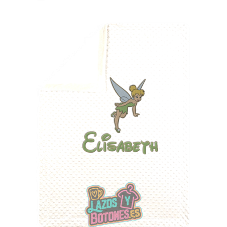 Manta burbujas bordada – Mod. Campanilla