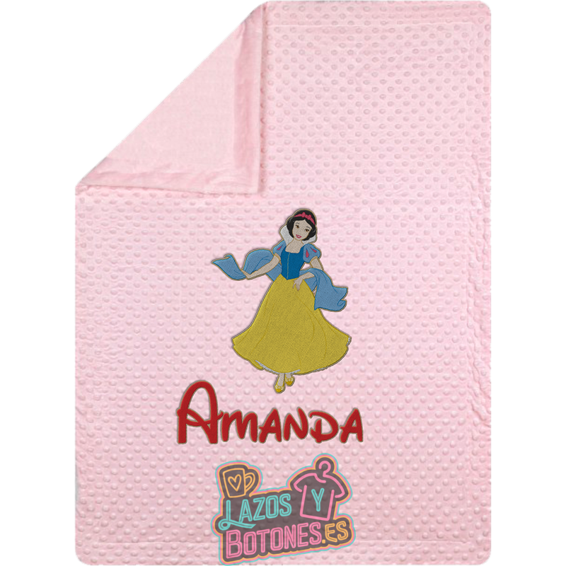Manta burbujas bordada – Mod. Blancanieves