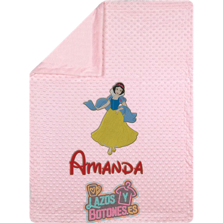 Manta burbujas bordada – Mod. Blancanieves