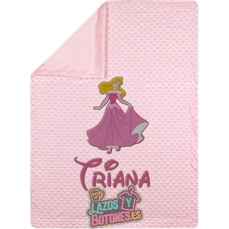 Manta burbujas bordada – Mod. Princesa Aurora
