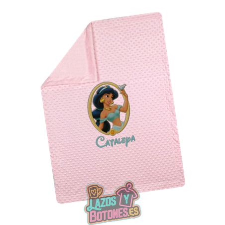 Manta burbujas bordada – Mod. Princesa Jasmine Marco