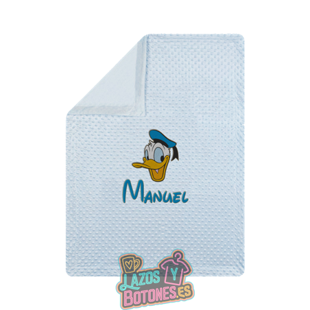 Manta burbujas bordada – Mod. Donald